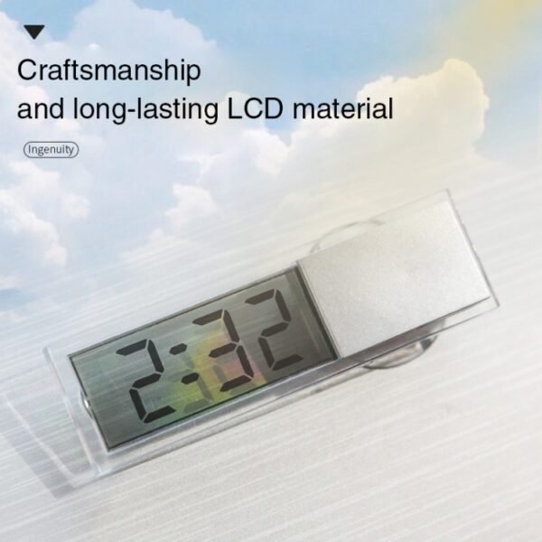 K-033 LCD Auto Clock with Sucker - Image 2