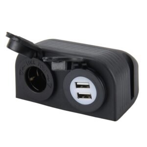 5V 2.1A Dual-USB Ports w/20A Car Cigarette Lighter Socket Car Charg...