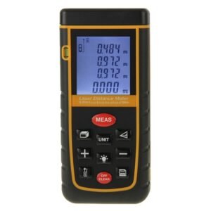 RZ-A60 1.9 inch LCD 60m Hand-held Laser Distance Meter with Level Bubble