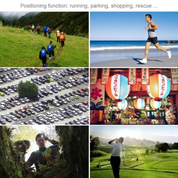 Keychain Handheld Mini GPS Navigation USB Rechargeable Location Finder Tracker for Outdoor Travel(Green) - Image 9