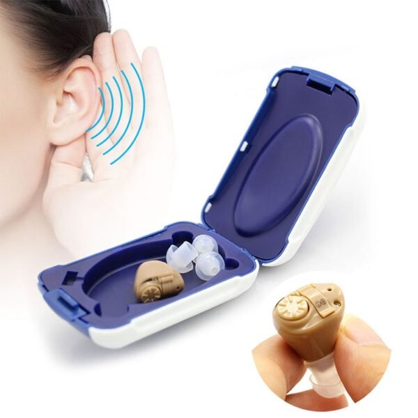 K-82 Wireless Hearing Aid Sound Amplifier(Coffee) - Image 5
