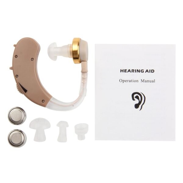 JECPP Behind Ear Sound Amplifier Adjustable Tone Hearing Aid - Image 7
