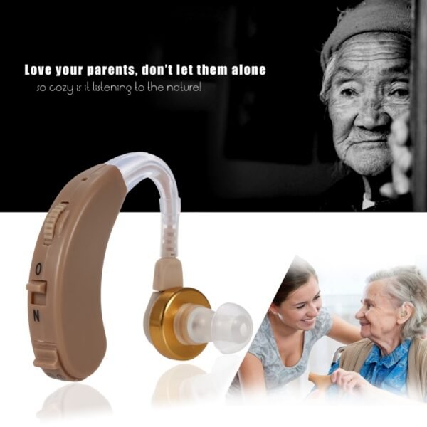 JECPP Behind Ear Sound Amplifier Adjustable Tone Hearing Aid - Image 9