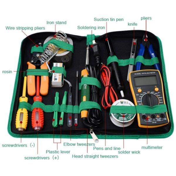 BEST BST-113 16 in 1 Household Profession Multi-purpose Repair Tool Set for Laptop - Image 3