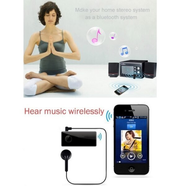 Car Bluetooth Handsfree Music Mic Receiver For iPhone, Galaxy, Sony, Lenovo, HTC, Huawei, and other Smartphones - Image 8