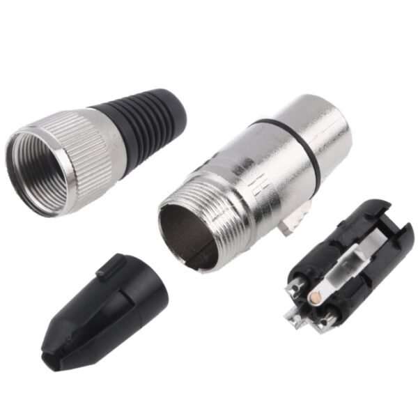 3 Pin XLR Female Plug Microphone Connector Adapter - Image 5