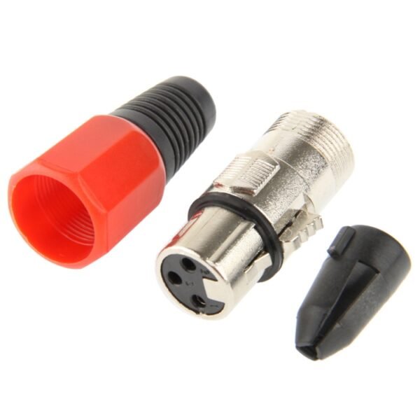 3 Pin XLR Female Plug Microphone Connector Adapter - Image 5