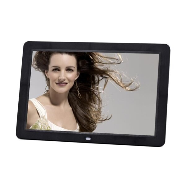 12.0 Inch LED Display Multi-media Digital Photo Frame with Holder / Music & Movie Player / Remote Control Function, Support USB / SD, Built in Stereo Speaker, 12.0 Inch - Image 2