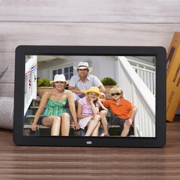 12.0 Inch LED Display Multi-media Digital Photo Frame with Holder / Music & Movie Player / Remote Control Function, Support USB / SD, Built in Stereo Speaker, 12.0 Inch - Image 11