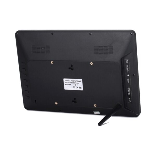 12.0 Inch LED Display Multi-media Digital Photo Frame with Holder / Music & Movie Player / Remote Control Function, Support USB / SD, Built in Stereo Speaker, 12.0 Inch - Image 3