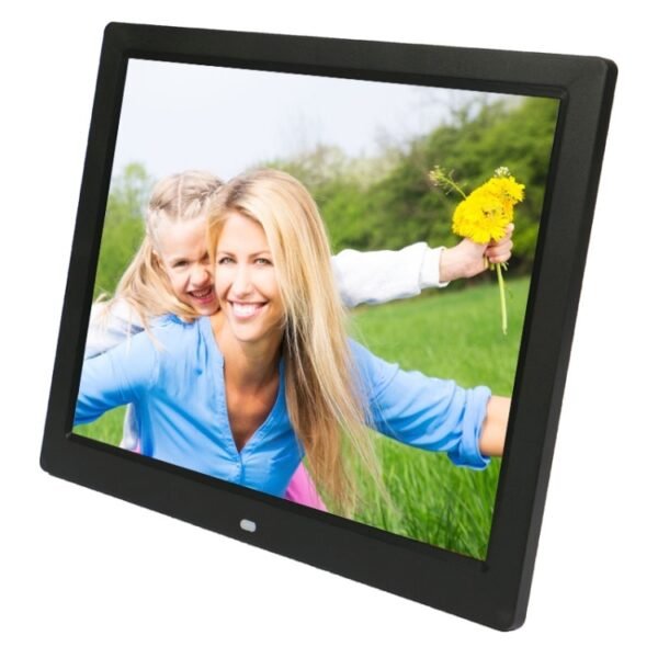 14 inch LED Display Multi-media Digital Photo Frame with Holder & Music & Movie Player, Support USB / SD / MS / MMC Card Input - Image 3