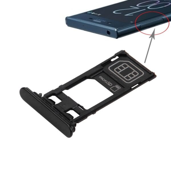 SIM Card Tray + Micro SD Card Tray for Sony Xperia XZ (Single SIM V...