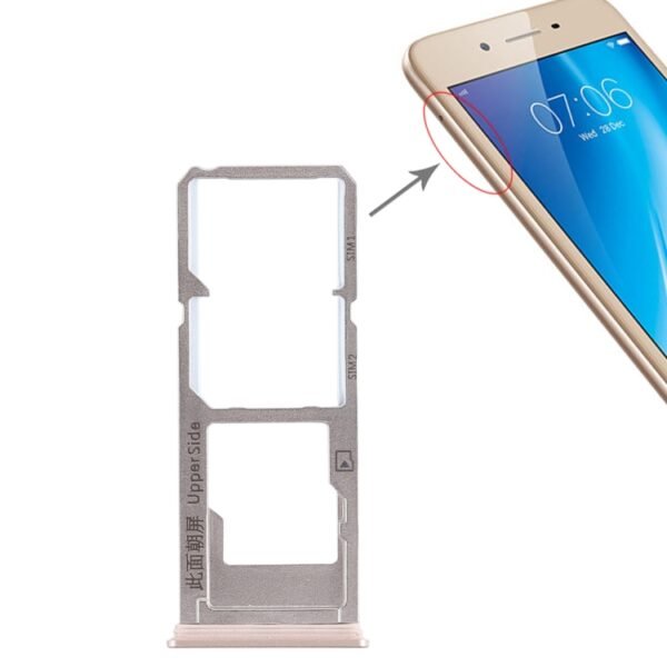 For Vivo Y53 2 x SIM Card Tray + Micro SD Card Tray, For Vivo Y53 - Image 5