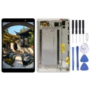 LCD Screen and Digitizer Full Assembly with Frame for Huawei MediaP...