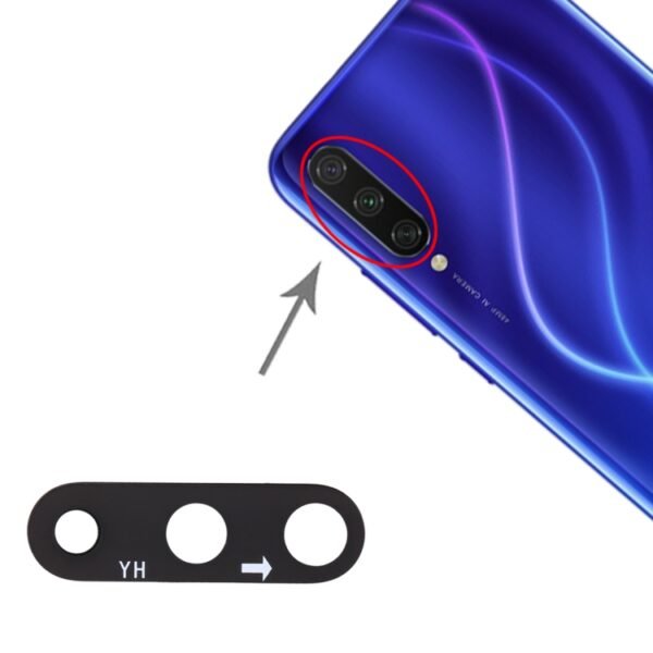 10 PCS Back Camera Lens for Xiaomi Mi CC9e / A3 - Image 5