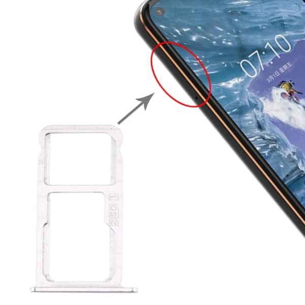 SIM Card Tray + SIM Card Tray / Micro SD Card Tray for Nokia  X7 / ...