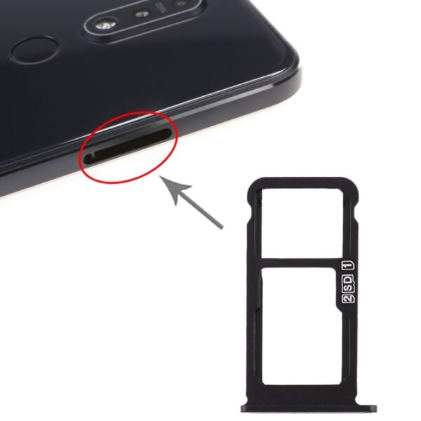 SIM Card Tray + SIM Card Tray / Micro SD Card Tray for Nokia 7.1 / ...