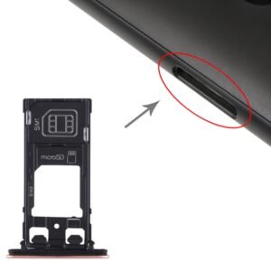 SIM Card Tray + SIM Card Tray + Micro SD Card Tray for Sony Xperia XZ2 Compact, For Sony Xperia XZ2 Compact(Brown), For Sony Xperia XZ2 Compact