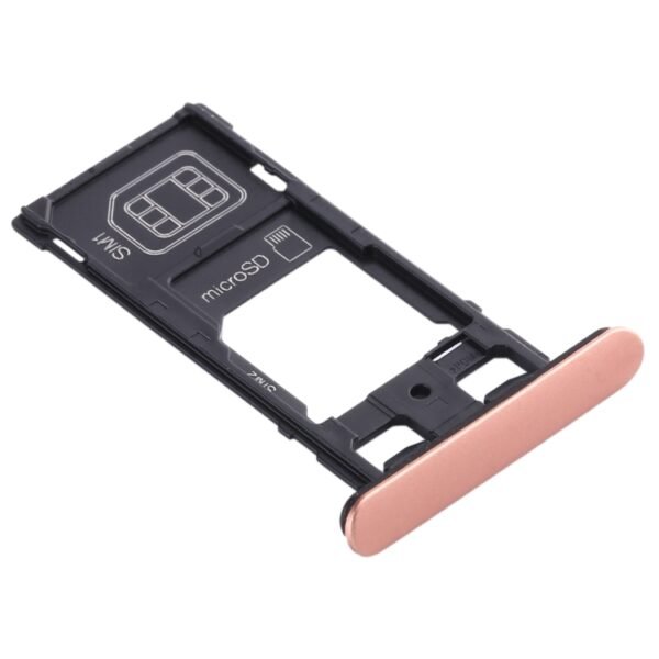 SIM Card Tray + SIM Card Tray + Micro SD Card Tray for Sony Xperia XZ2 Compact, For Sony Xperia XZ2 Compact(Brown), For Sony Xperia XZ2 Compact - Image 3