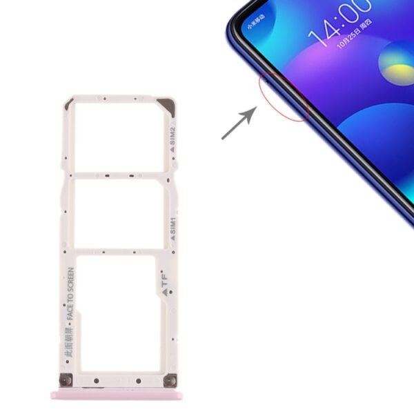 SIM Card Tray + SIM Card Tray + Micro SD Card Tray for Xiaomi Mi Play, For Xiaomi Mi Play - Image 5