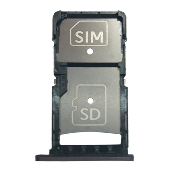 SIM Card Tray + Micro SD Card Tray for Motorola Droid Turbo 2 / XT1585, For Motorola Droid Turbo 2 (Grey), For Motorola Droid Turbo 2 - Image 2