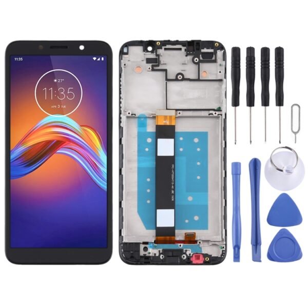 LCD Screen and Digitizer Full Assembly With Frame for Motorola Moto...