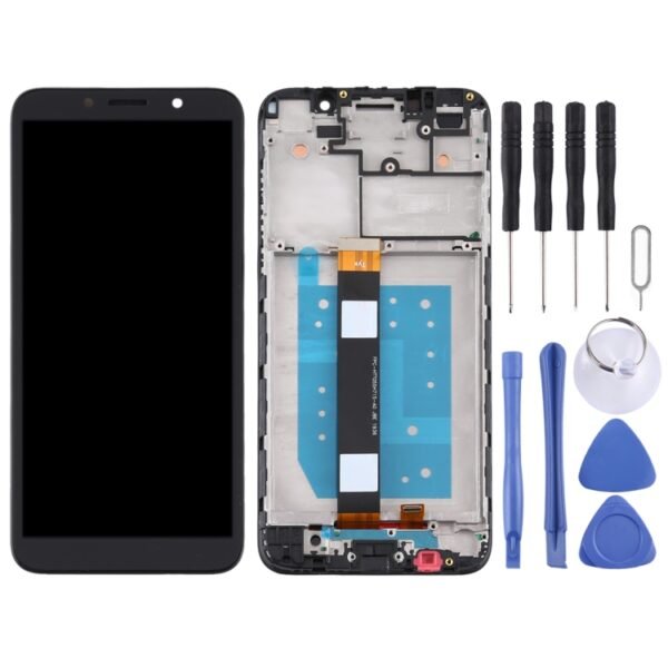 LCD Screen and Digitizer Full Assembly With Frame for Motorola Moto...
