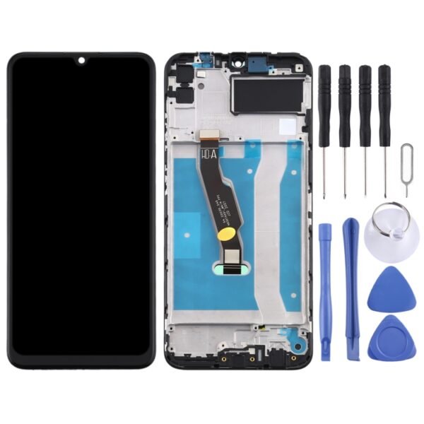 LCD Screen and Digitizer Full Assembly with Frame for Huawei Y6p...