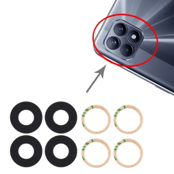 For OPPO Reno4 SE 10pcs Back Camera Lens - Image 4
