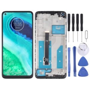 LCD Screen and Digitizer Full Assembly with Frame for Motorola Moto...