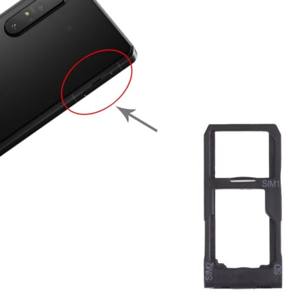 SIM Card Tray + SIM Card Tray / Micro SD Card Tray for Sony Xperia 1 II / Xperia 5 II / Xperia 10 II - Image 4