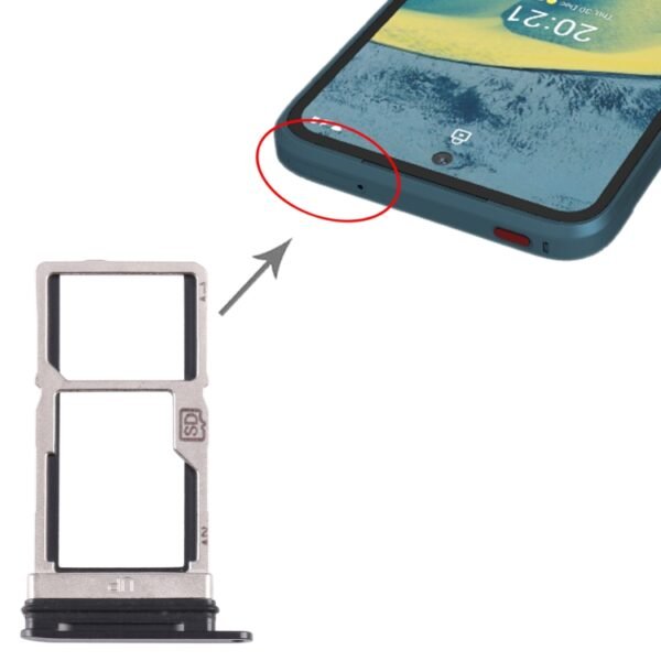 For Nokia XR20 Original SIM Card Tray + SIM / Micro SD Card Tray...