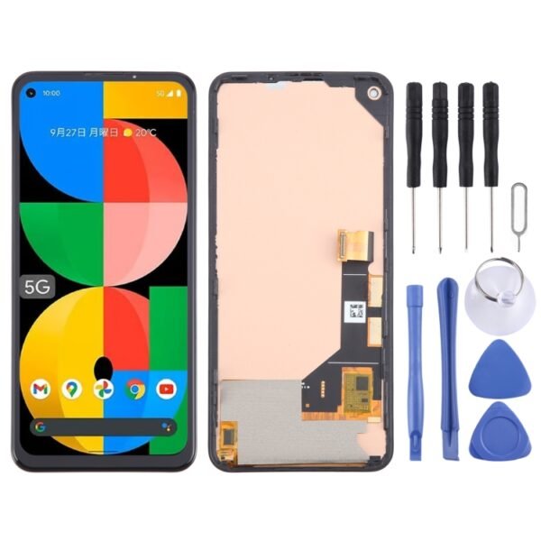For Google Pixel 5a 5G G1F8F G4S1M TFT LCD Screen with Digitizer Fu...