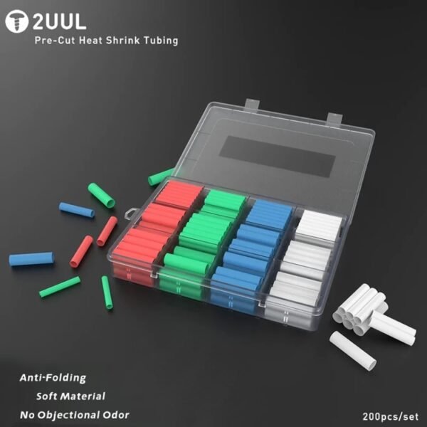 2UUL 200pcs/set PRE-CUT Heat Shrink Tubing - Image 3