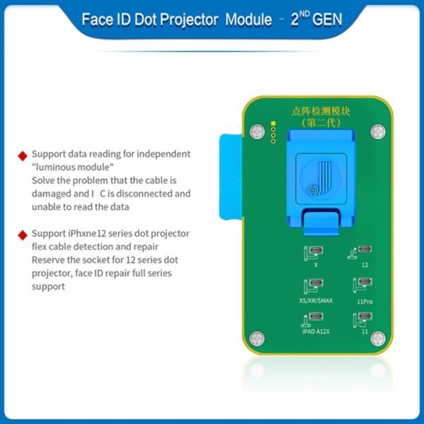 JC F2 Dot Matrix Module Testing 2nd Gen For iPhone X~12 Series - Image 3