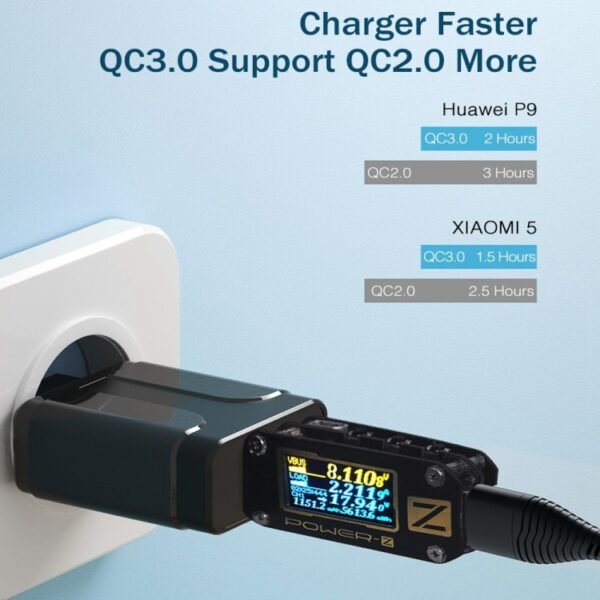 LZ-023 18W QC 3.0 USB Portable Travel Charger + 3A USB to 8 Pin Dat... - Image 6