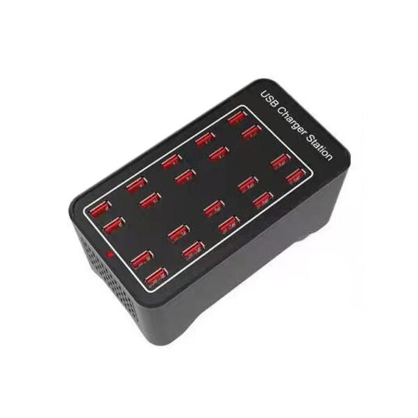 100W 20 USB Ports Fast Charger Station Smart Charger, AC 100-240V...