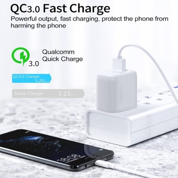CS-20W Mini Portable PD3.0 + QC3.0 Dual Ports Fast Charger with 3A ... - Image 6