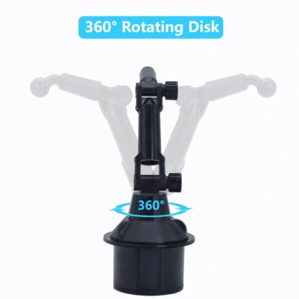 X033 360 Degree Car Phone Mount Adjustable Gooseneck Cup Holder - Image 3