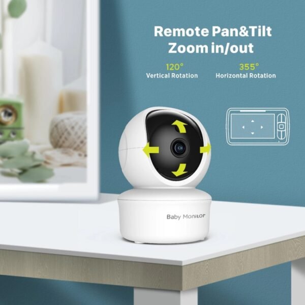 SM650 Wireless Video Baby Camera Intercom Night Vision Temperature ... - Image 3