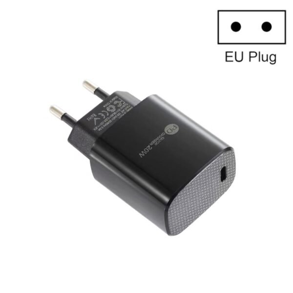PD11 Mini Single Port PD3.0 USB-C / Type-C 20W Fast Charger for iPh...