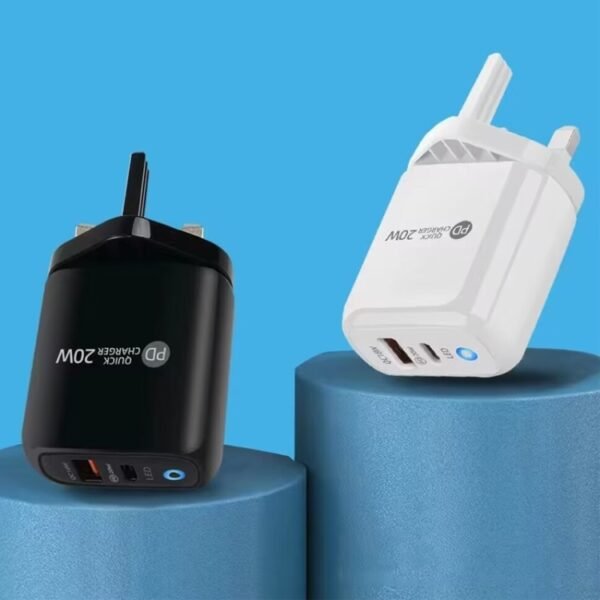 PD04 Type-C + USB Mobile Phone Charger with Type-C to 8 Pin Cable, ... - Image 5