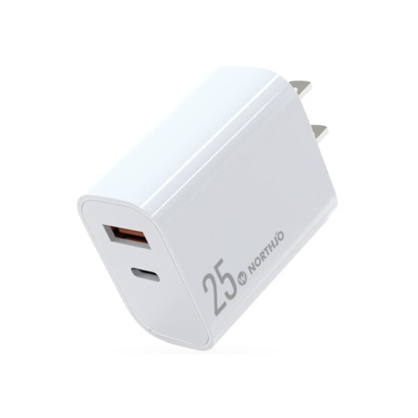 NORTHJO NOPD2502 PD 25W USB-C/Type-C + QC 3.0 USB Dual Ports Fast C...