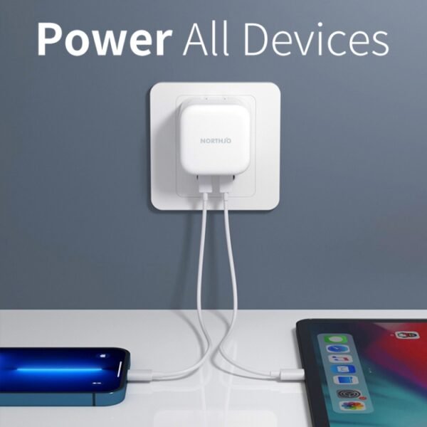 NORTHJO NOGAN3502 GaN PD PPS 35W Dual USB-C / Type-CWall Fast Charg... - Image 5