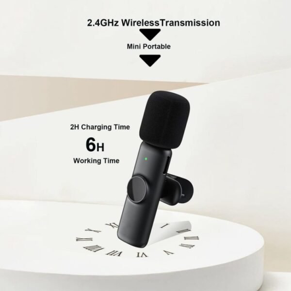 Wireless Lavalier Lapel Microphone for Android Phone & Computer wit... - Image 2