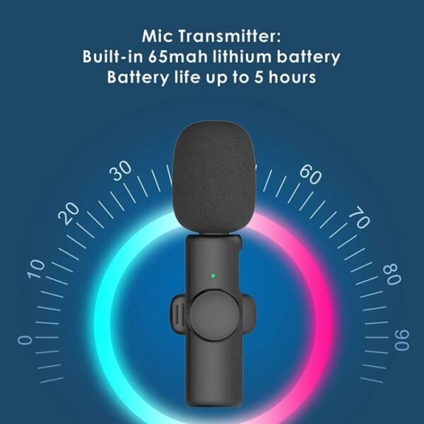 Wireless Lavalier Lapel Microphone for Android Phone & Computer wit... - Image 6