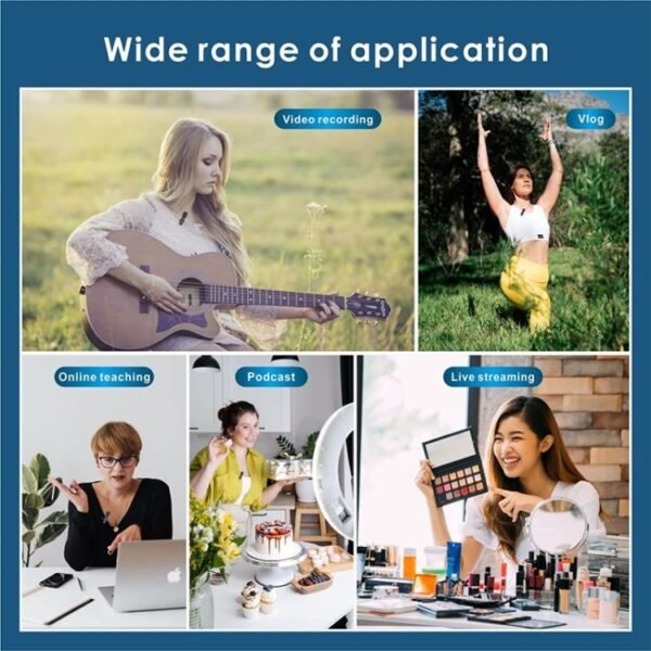 Wireless Lavalier Lapel Microphone for Android Phone & Computer wit... - Image 8