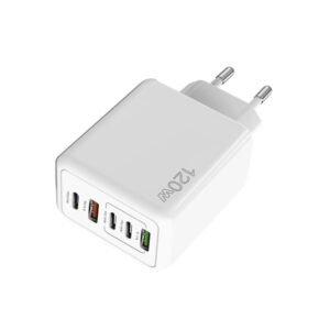 120W 3 PD Type-C Dual USB Multi Port Charger for Mobile Phones, EU ...