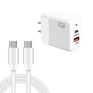 PD41 GaN PD 45W + USB Charger with Type-C to Type-C Data Cable , US...