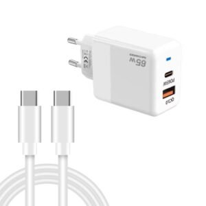 PD41 GaN PD 45W + USB Charger with Type-C to Type-C Data Cable, EU ...